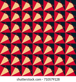 colored polygons in a retro style. abstract geometric background. vector illustration