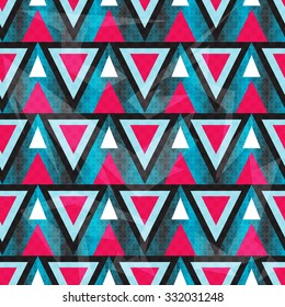 colored polygons seamless geometrical pattern Vector illustration