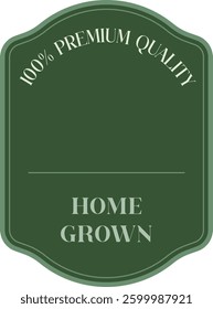 Colored Premium Quality Label template