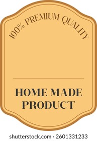 Colored Premium Quality Label template