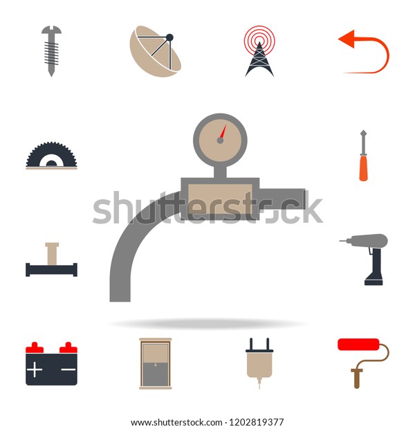 colored pressure indicator icon. web icons\
universal set for web and\
mobile