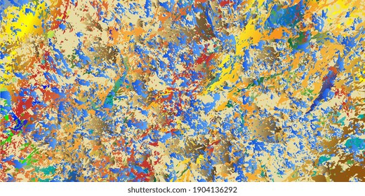 Fondo impreso de color para una cubierta o postal. Imagen abstracta. Ilustración vectorial. Imagen de fondo