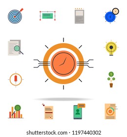 colored programmatic buying icon. marketing icons universal set for web and mobile