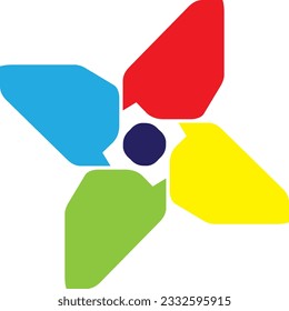 Colored propeller blades, Colored rotor blades.