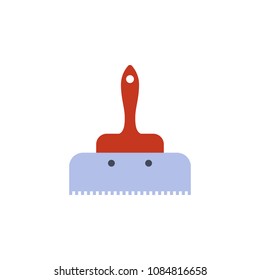 colored putty knife illustration. Element of construction tools for mobile concept and web apps. Detailed putty knife illustration can be used for web and mobile. Premium icon on white background