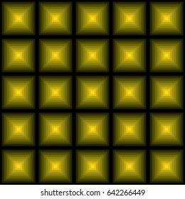 Colored pyramid of shapes.Seamless pattern.