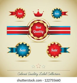 Colored Quality Label Collection