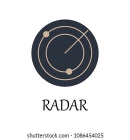 colored radar icon. Element of web icon for mobile concept and web apps. Detailed colored radar icon can be used for web and mobile. Premium icon on white background