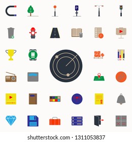 colored radar icon. Web icons universal set for web and mobile