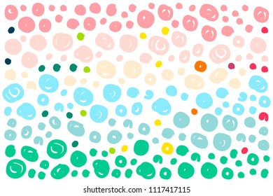 Colored rainbow dots background