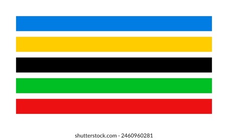 Colored rainbow lines symbol isolated - stock vector