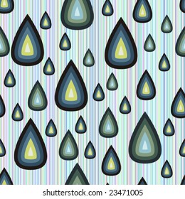 Colored rainy vetor pattern for modern backgrounds