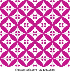 Colored and realistic ceramic floor tiles ornaments