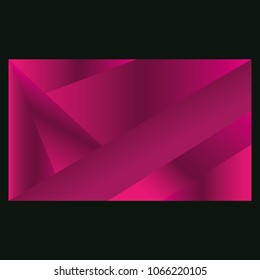 colored rectangular red business card