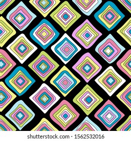 Colored rhombus geometrical wrapping paper