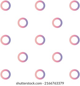 Colored ring dots pattern. Vector design for wallpaper, cover, interior, ceramic floor