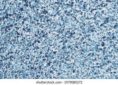 Colored rock geometric pattern. Pebble stone in marble background. Seamless blue marble Pattern.