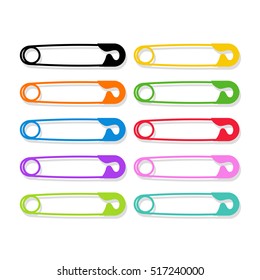 colored safety pins as a symbol of solidarity and human rights