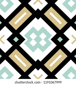 Colored seamless geometrical pattern. Modern stylish texture. Repeating endless tile for flyers, wrapping papers, web backgrounds, scrapbook, fabric design etc