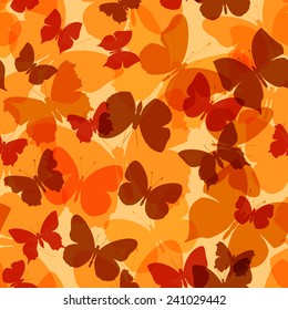 colored seamless pattern butterfly