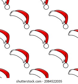 Colored seamless pattern. Cartoon style. Hand drawn. Vector illustration isolated on white background. For walpaper, poster, banner.