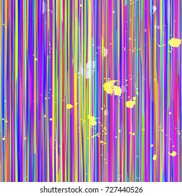 Colored seamless pattern. Vertical lines and blots. Abstract vector background for web page, banners, fabric, home decor, wrapping 