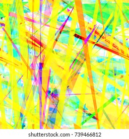 Colored seamless texture from stripes. Yellow, purple, green colors. Abstract vector background for web page, banners, fabric, home decor, wrapping 