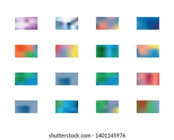 Colored set of backgrounds. Minimal hi-res and fresh. Illustration, texture. Fancy color. Colorful new set of backgrounds.