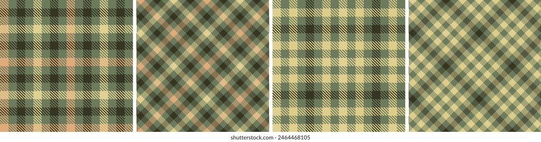 Colored set seamless a large checked pattern with notched corners suggestive of a canine tooth. Straight and oblique vector texture. A houndstooth jacket. Used in cloth for jackets and suits curtain