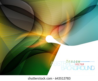 Colored shape design vector abstract wallpaper on a white background