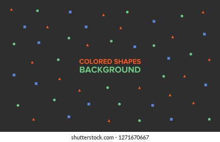 Colored shapes background for different design. Great background for banners, printing