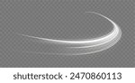 Colored shiny sparks of spiral wave. Vector comet with large dust. Imitation of the exit of cold air from the air conditioner.	
