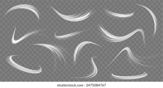Colored shiny sparks of spiral wave. Vector comet with large dust. Falling Star. Rotating dynamic neon circle.	