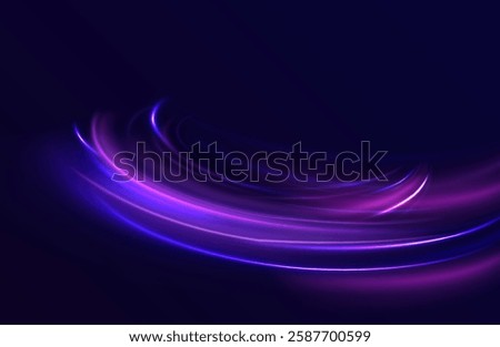 Colored shiny sparks of spiral wave. Curved bright speed line swirls. Shiny wavy path. Rotating dynamic neon circle. Magic golden swirl with highlights. Glowing swirl bokeh effect. vector png