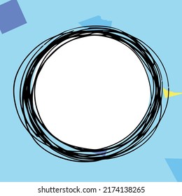 Colored simple Frame. Frame with geometrical figure decoration. Card for wedding, birthday, holiday. Vector backdrop illustration.