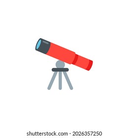 Colored simple telescope graphic template