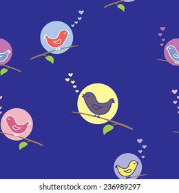 Colored singing birds