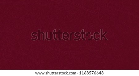 Colored  skin texture, natural or faux claret leather background. Maroon leatherette, closeup.  [[stock_photo]] © 