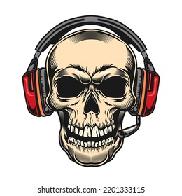 798 Skull headset Images, Stock Photos & Vectors | Shutterstock