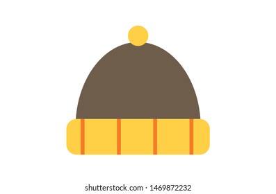 Colored skullcap flat icons. Symbol, logo illustration. Pixel perfect. modern design, vector