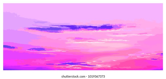 Colored sky after sunset background,EPS10