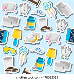 Colored sleep time pattern