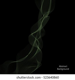 colored smoke on black background.