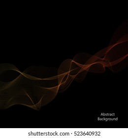colored smoke on black background.