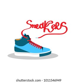 colored sneakers poster
