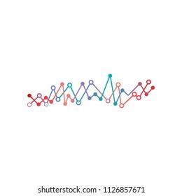 Colored Sound wave icon