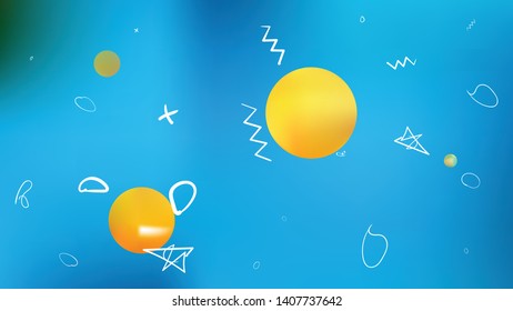 Colored space background. Funny hi-res and fresh. Illustration, blend. Stars, planets, signs. Colorful universe new space background.