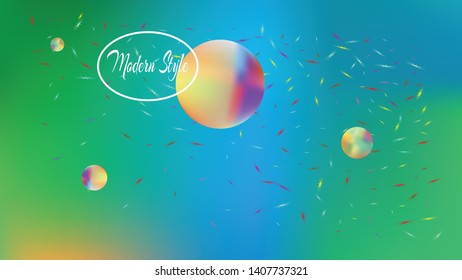 Colored space background. Illustration, blend. Colorful hi-res and fresh. Stars, planets, signs. Colorful universe new space background.