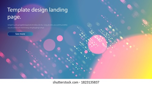 Colored sparkle gradient abstract background design for posters or web page template. vector illustration.