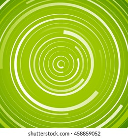 Colored spiral pattern. Concentric circles with irregular, dynamic lines.